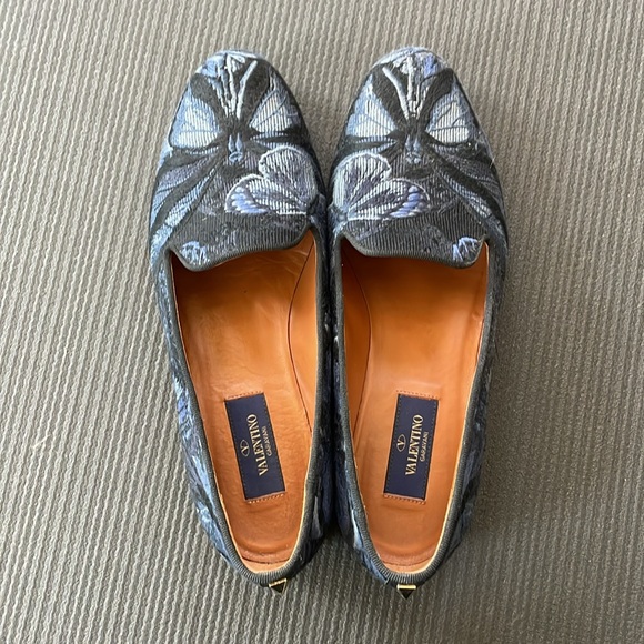🪄🦄RARE🪄🦄 Butterfly Valentino Garavani loafers - Picture 3 of 15
